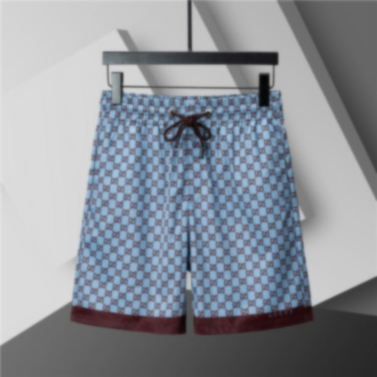 Pantalones Cortos Playa Unisex Letras Secado Rápido | Moda 2025