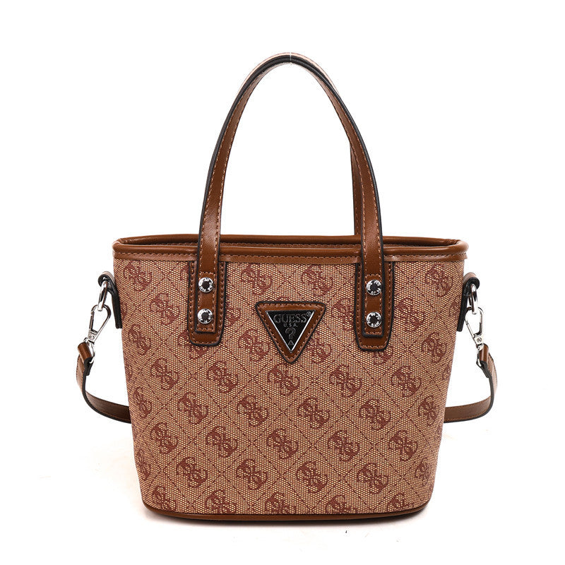 Comercio exterior, nueva moda de bolso pequeño de tres bolsos pequeños de tres bolsos para suegras y bolso sencillo de mujer con estampado de un hombro, bolso cruzado