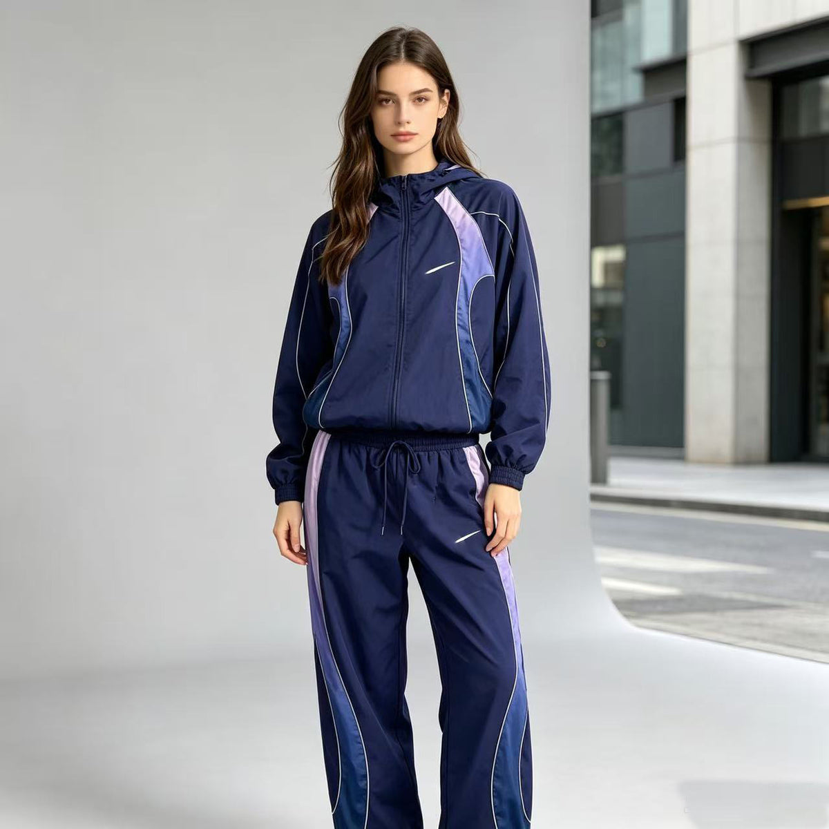NK + COR Unisex Tracksuit 2026 | Alcatraz Embroidery and Reflective