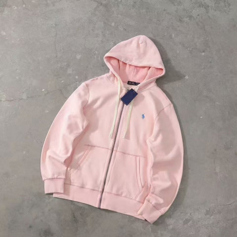 Sweat-shirt unisexe RL zippé | Poney brodé | Luxury Markt
