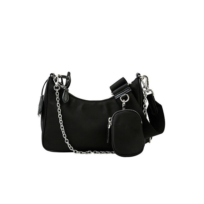 Bolso de nylon para mujer, nuevo bolso crossbody de alta gama, versátil y de moda 2026