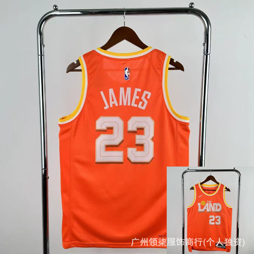 Nuevas camisetas populares de baloncesto: camisetas al por mayor prensadas en caliente para los Lakers, Cavaliers, 76ers, Bulls, Clippers, Warriors, Curry, James y Harden