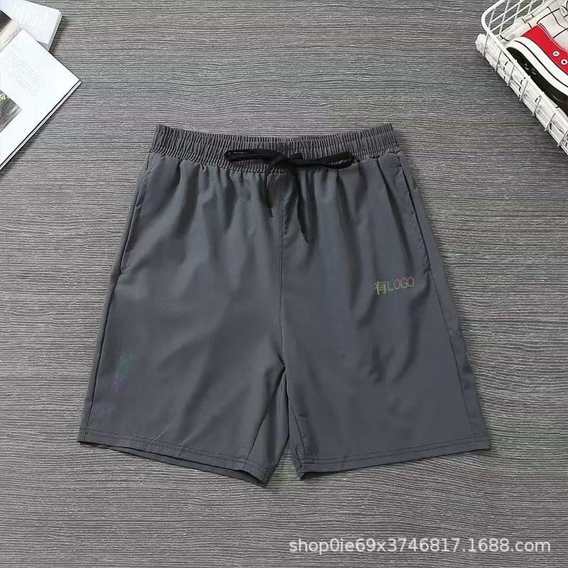 Exportación de marca en stock a Europa, América, Japón, Taiwán, camiseta casual de secado rápido de seda de hielo y manga corta, estilo de verano para hombres