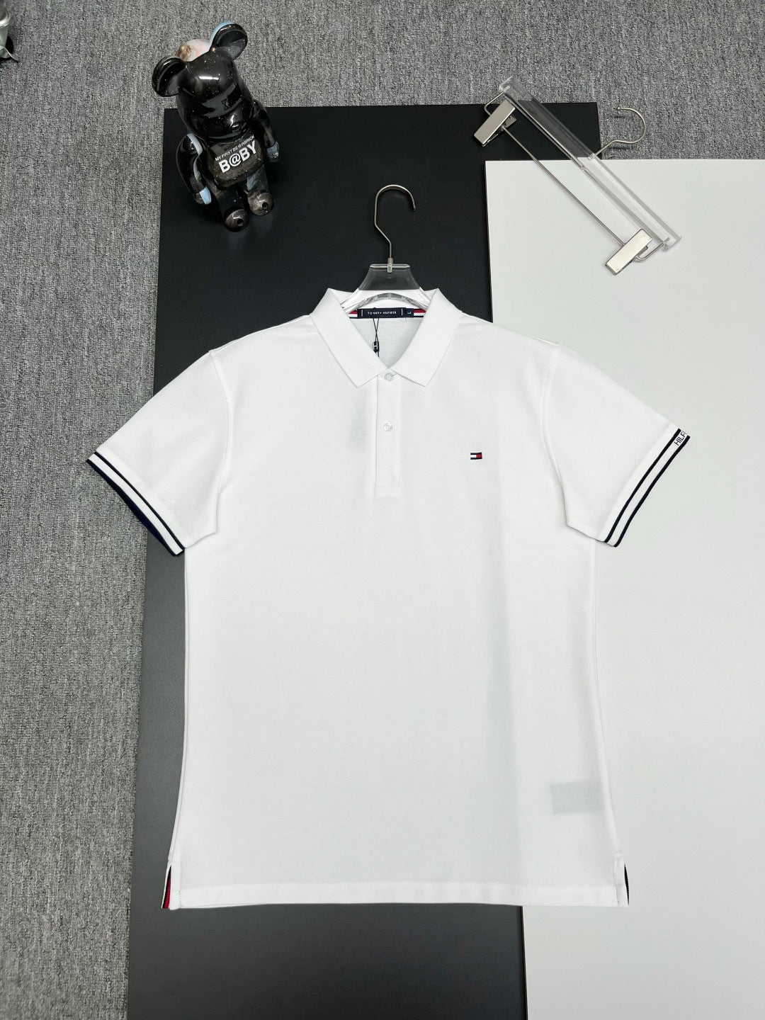 Polo em Algodão Puro para Homem | Manga Curta Business Casual