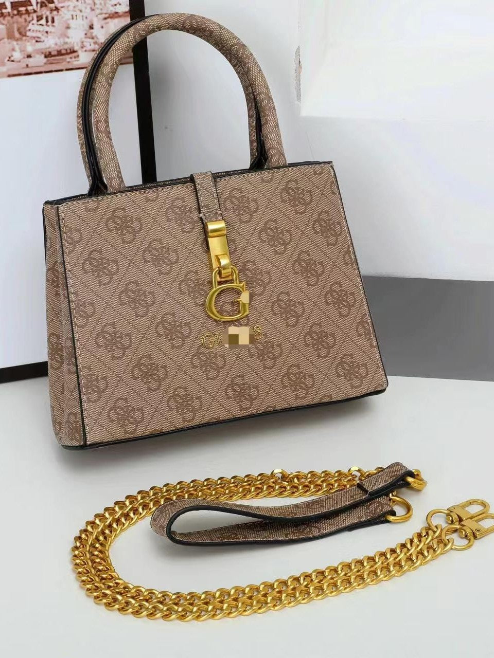Borsa GU | Tracolla con ciondolo | Senza scatola