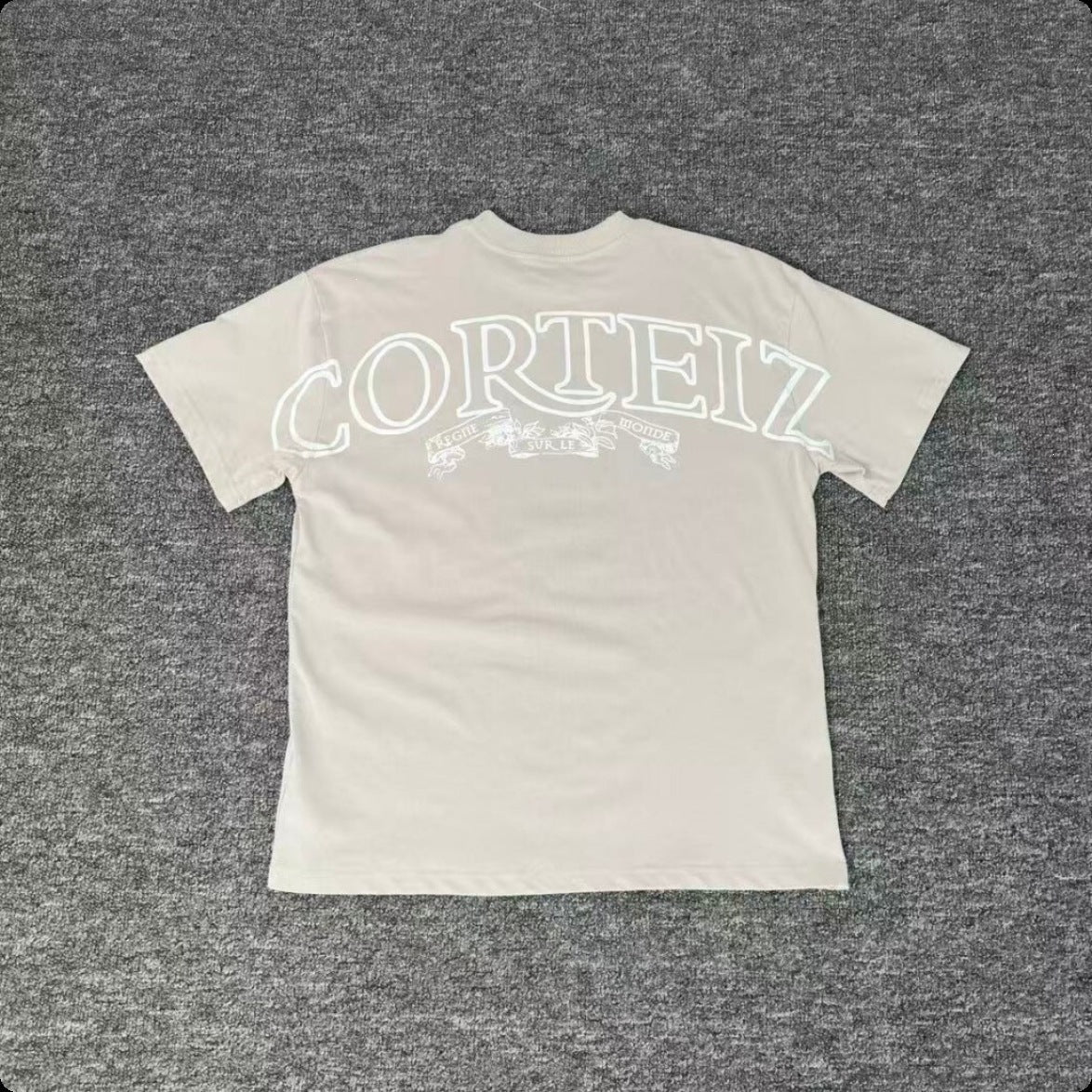 New 2025 cross-border set with embroidered minimalist lettering, high-street fashion loose cardigan, hoodie, and casual pants