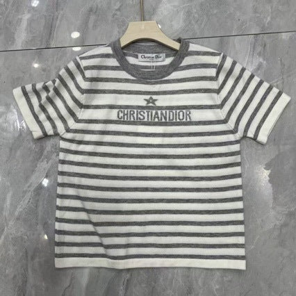 Women's Striped Long Sleeve T-Shirt CD | Two Colors