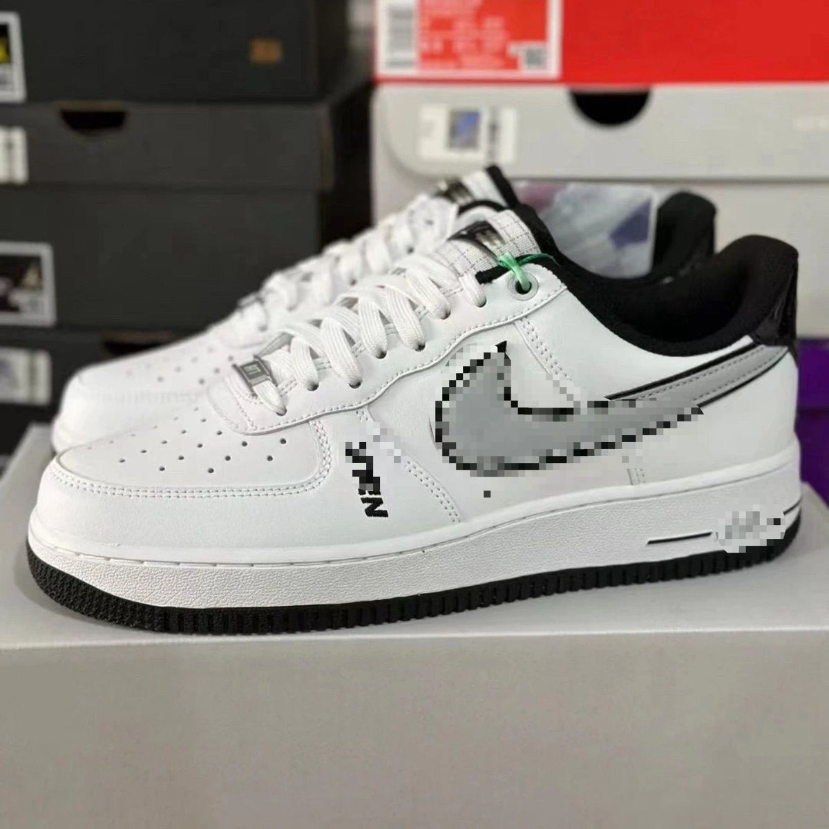 AF1 White and Grey Sneakers | Low Unisex Design