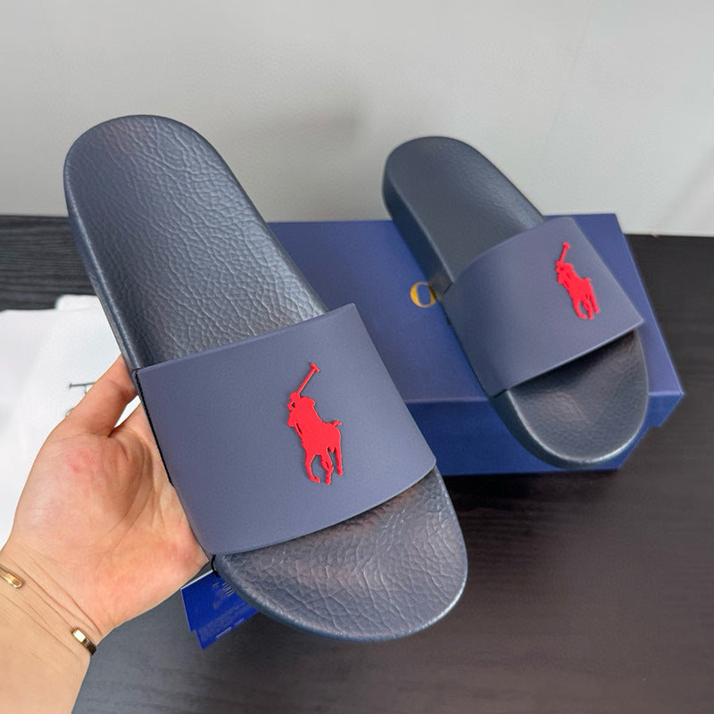 UK PL Polo Deportes Casual Zapatillas de hombre 2025 Ropa de Verano Flip-Ops, Zapatillas de playa jamaicanas