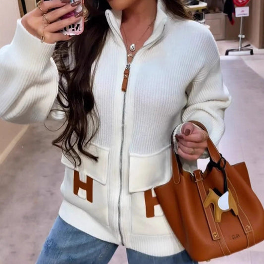 Cardigan Donna H | Maglia Con Zip