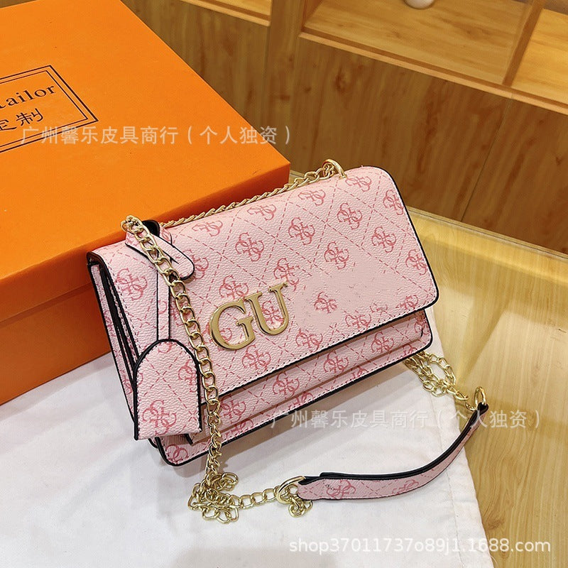Bolso de cadena de moda súper caliente, súper caliente, bolso de cintura cruzado de un solo hombro para mujer 2025, de moda, versátil y versátil y de un solo hombro Bolsas