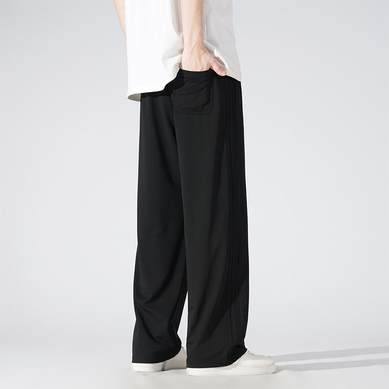 Unisex three-stripe sweatpants | Wide leg summer 2026