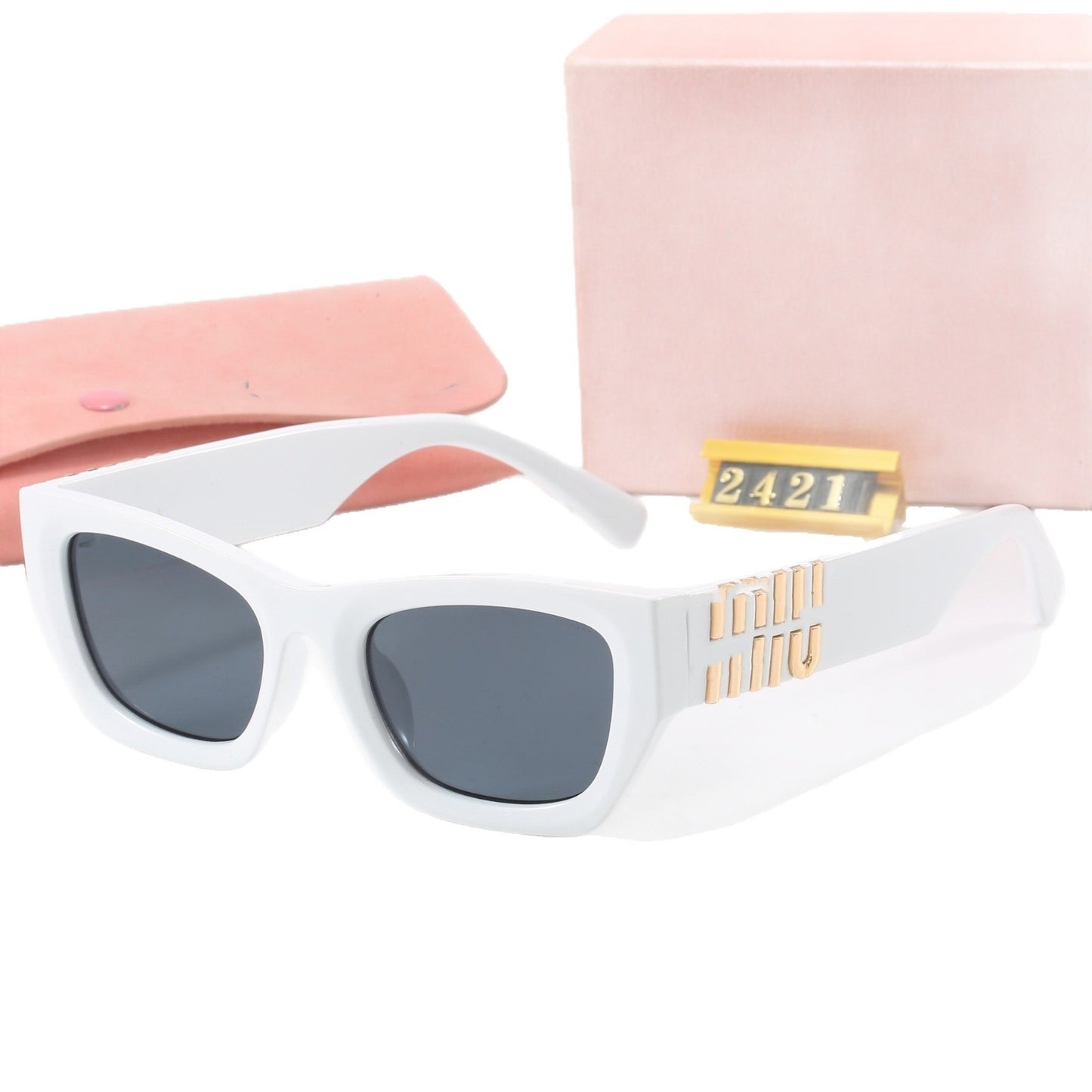 Nuevas gafas de sol transfronterizas europeas y americanas, gafas vintage de alta gama y gafas de moda estilo INS de moda que combinan con estilos de influencers masculinos y femeninos