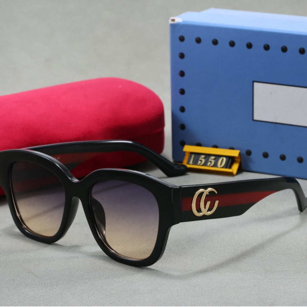 25. Gafas de sol de montura redonda Xiaohongshu para mujer, paneles elegantes de INS europeas y americanas, gafas personalizadas de estilo unisex de moda