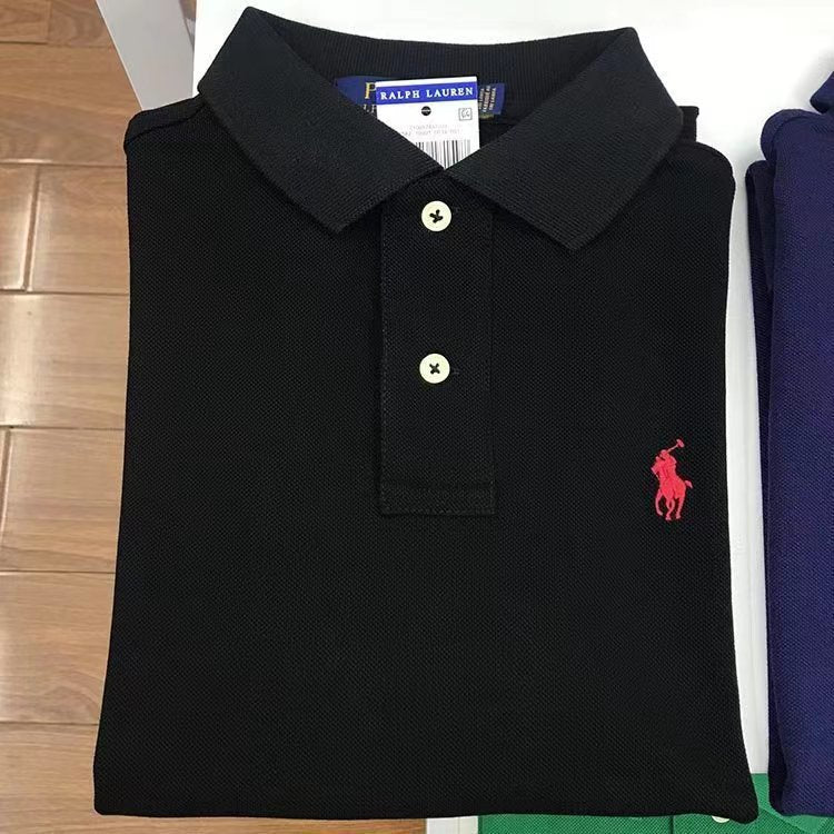 Polo Manga Corta Bordado Poni Hombre | Verano Solapa Casual