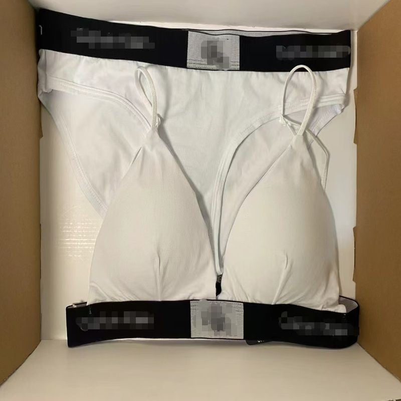 Set de ropa interior de mujer, set original estándar de línea I de UCKO, conjunto de braguitas en forma de U, conjunto de copa triangular transpirable cómodo