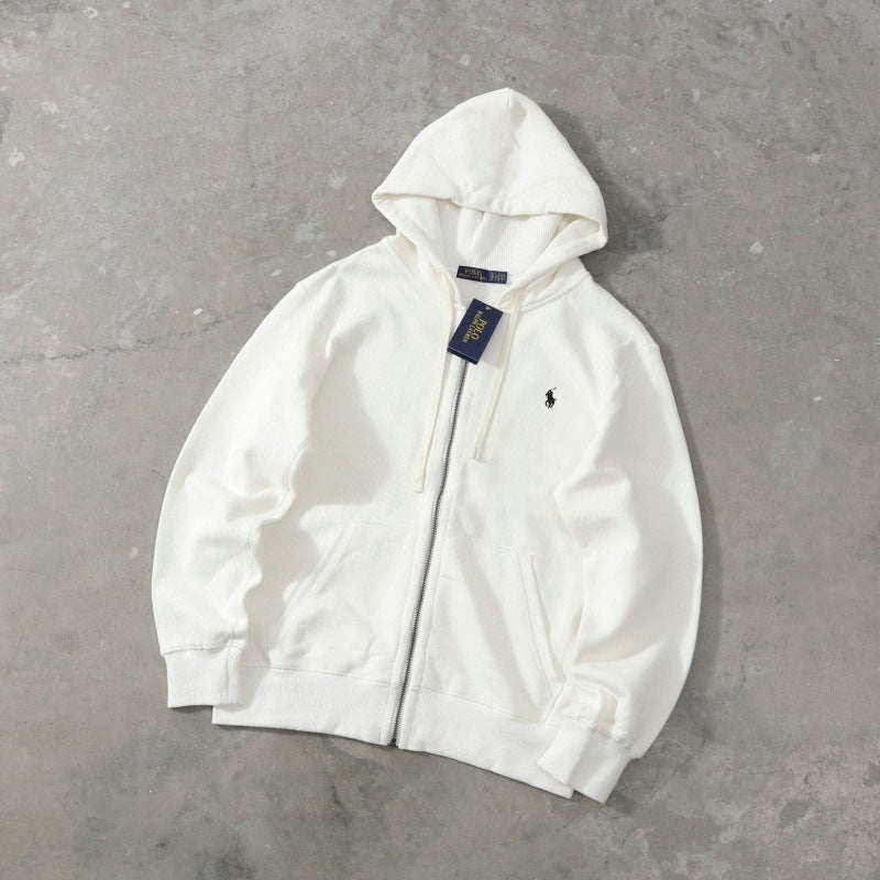Sweat-shirt unisexe RL zippé | Poney brodé | Luxury Markt