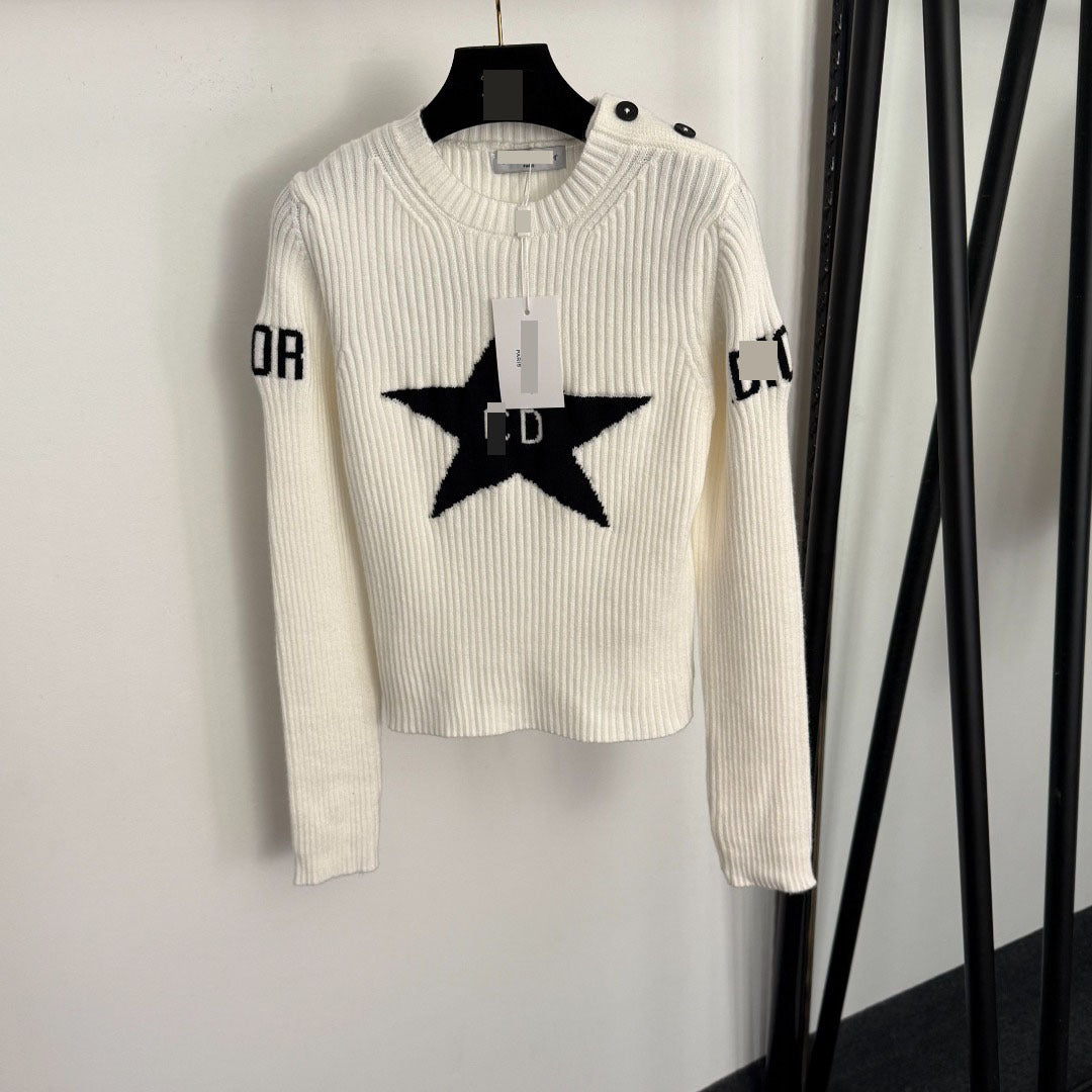 Women's CD 2026 Short Jersey | White With Star
