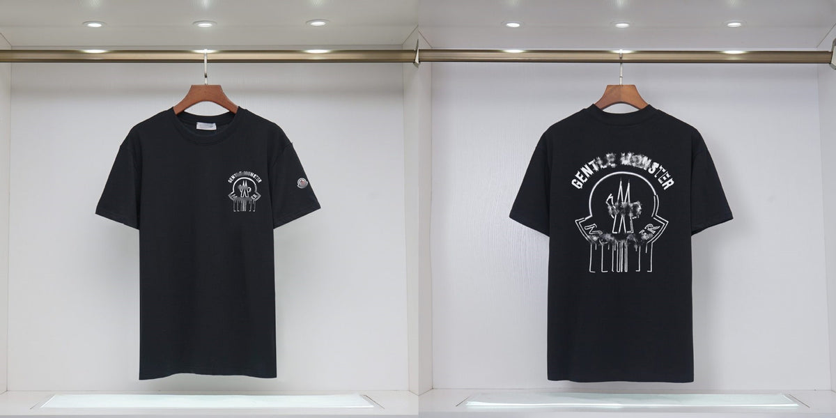 Camiseta Bordada Hombre MON | Cuello Redondo