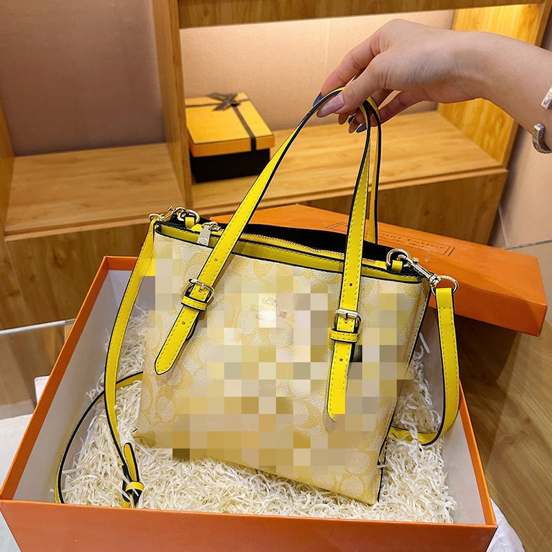 Damen-Tote-Bag Classic Monogram | Umhängetasche mit Kou-Print | Mit Box