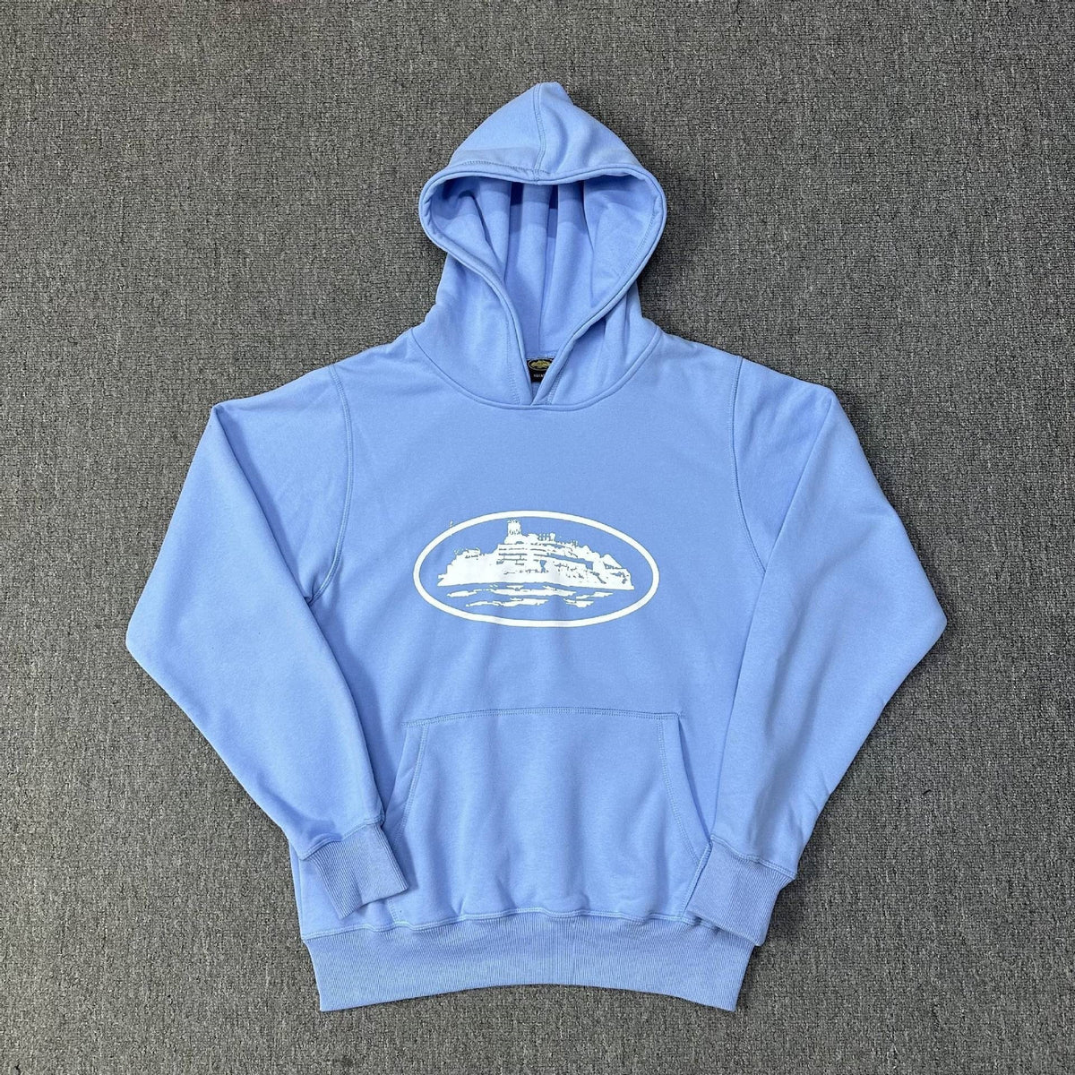 New 2025 cross-border set with embroidered minimalist lettering, high-street fashion loose cardigan, hoodie, and casual pants
