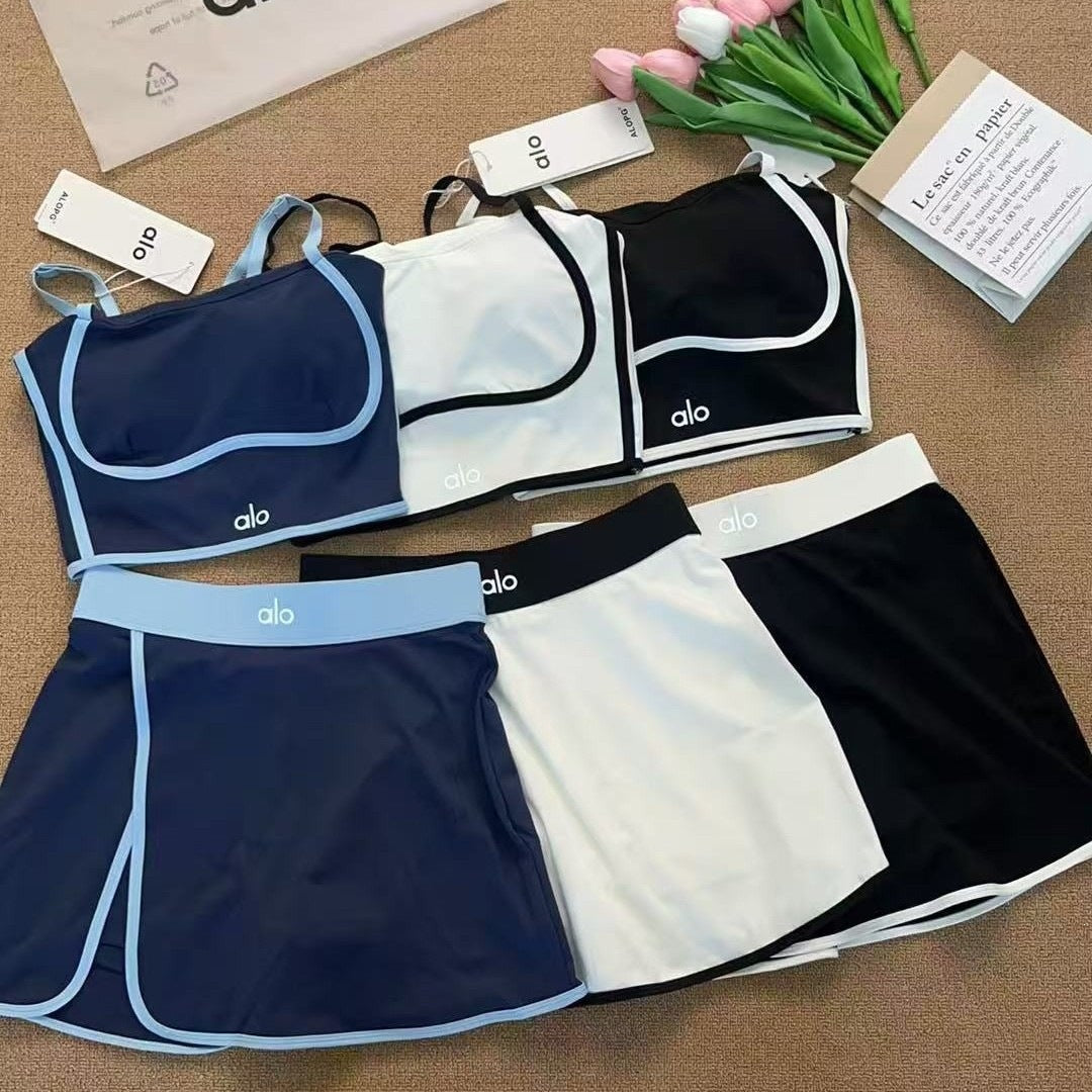 Conjunto de yoga para mujer, antiexposición y a prueba de descargas eléctricas, mono de yoga para correr al aire libre, mono de yoga fino de verano