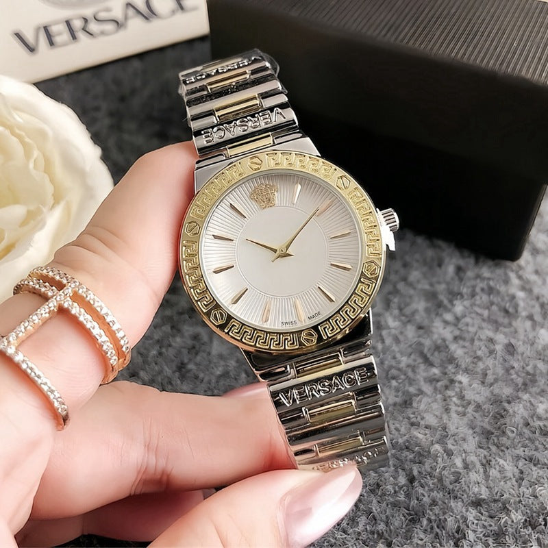 moda y reloj subcarátil personalizado versátil, exquisito reloj de diamantes para mujer, reloj de cuarzo impermeable