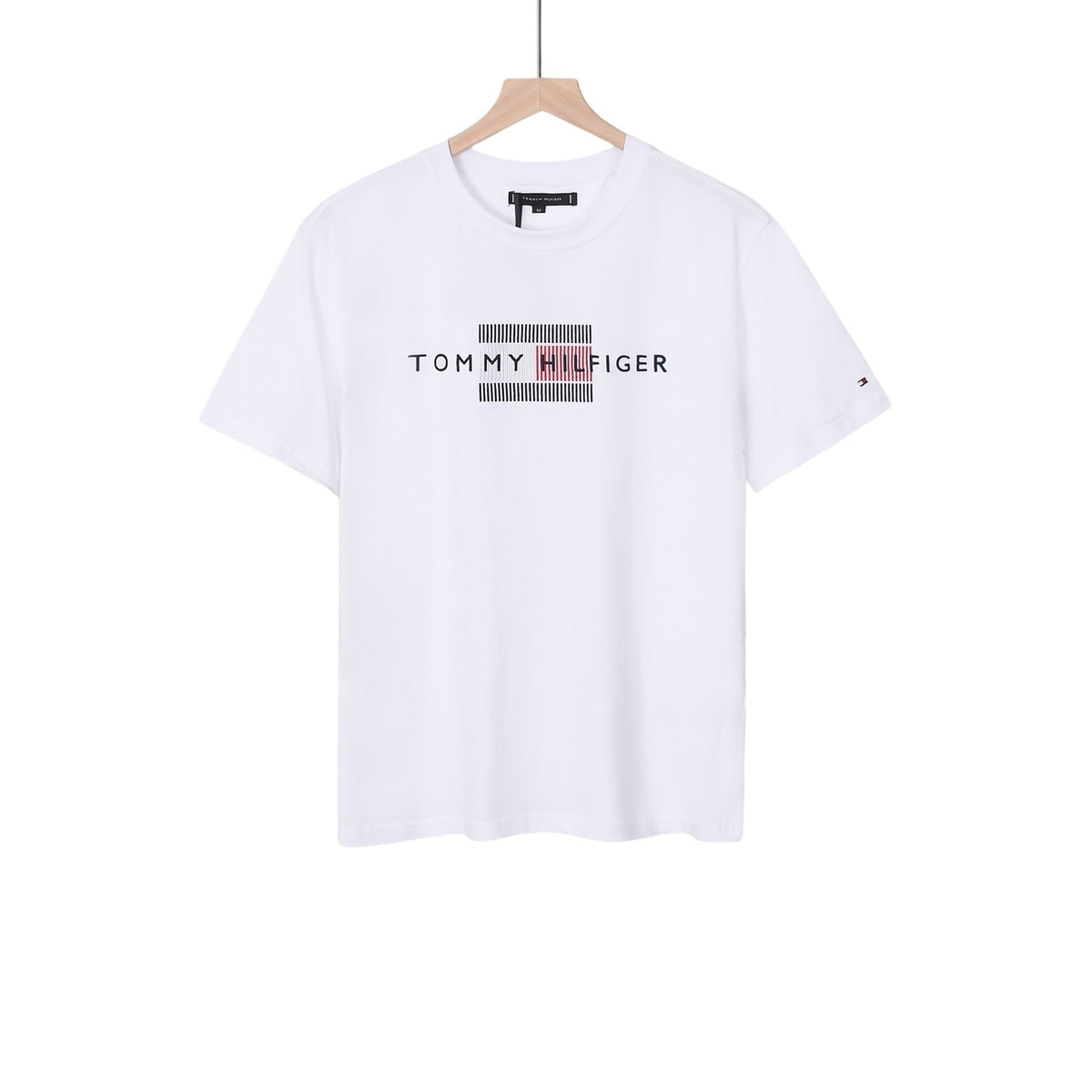 T-shirt Tommy a maniche corte ricamata di coppia | Puro cotone