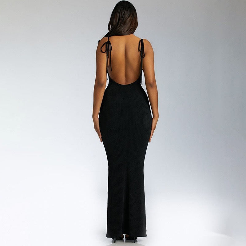 Ropa europea y americana 2025 Nuevo vestido de verano fino con tiras de moda Amazon Fashion sexy con tiras grandes y abiertas