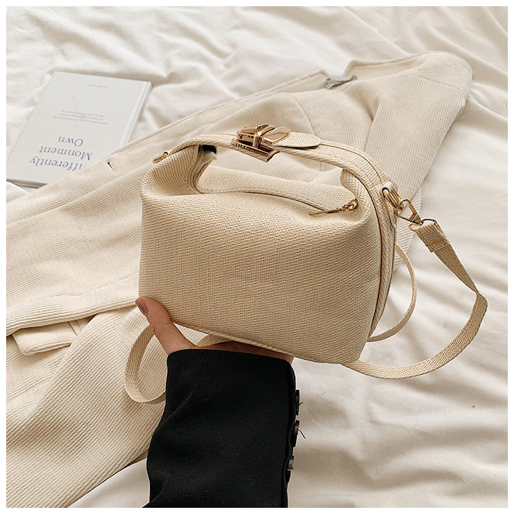 Bolso Niche para mujer, Nuevo Bolso Versátil de Almohada Primavera/Verano 2024, Bolso Casual Sencillo de Hombro Cruzado
