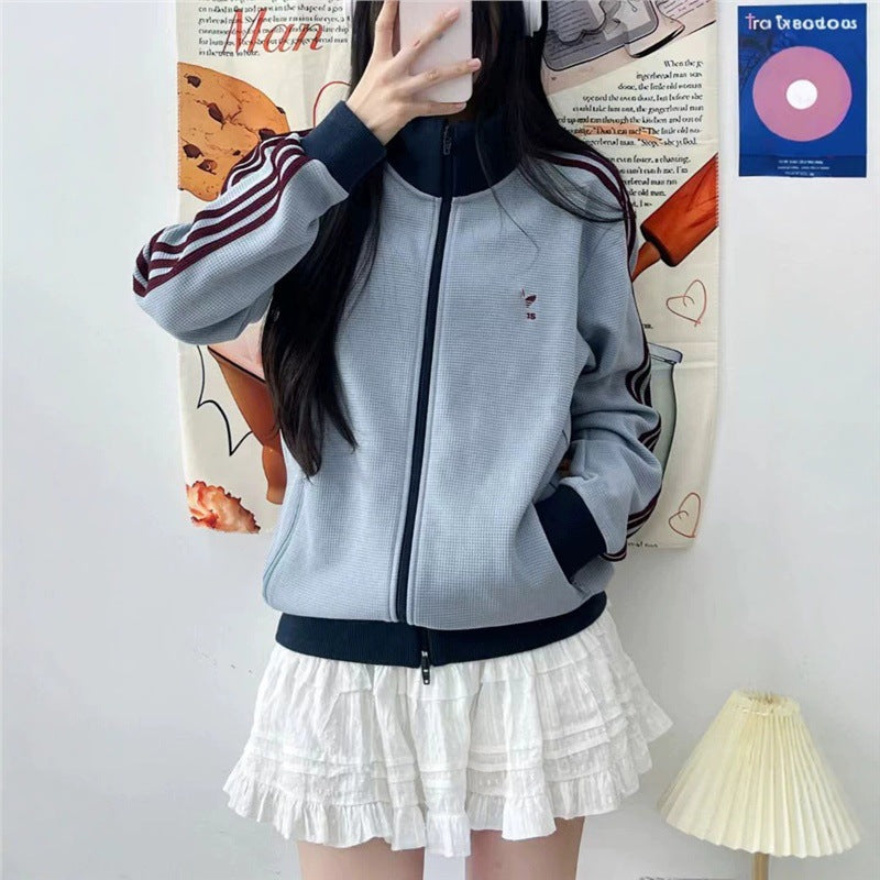 Veste cardigan vintage AD | Brodé et unisexe