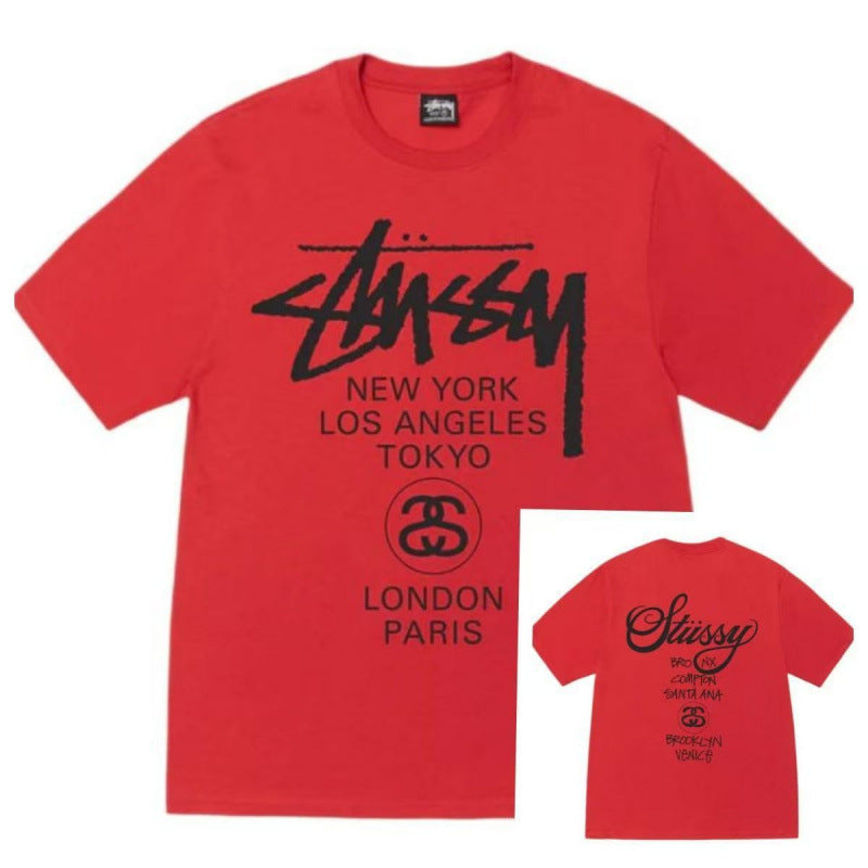 Camiseta STUSS City Edición Limitada Unisex | Algodón Puro Manga Corta