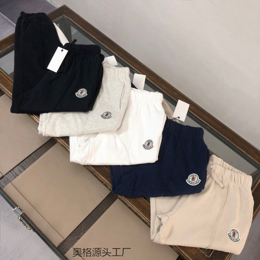 Nuevos pantalones de chándal originales de otoño e invierno de Mengkou Miao con gomas elásticas y pantalones de punta de moda de marca para hombre, pantalones rectos de pierna recta