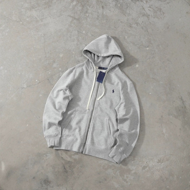 Sweat-shirt unisexe RL zippé | Poney brodé | Luxury Markt