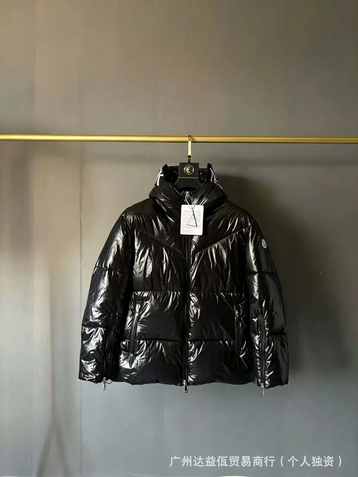 Mengjia Maya dicke Daunenjacke, glänzende, warme Unisex-Jacke mit Kapuze, Export möglich