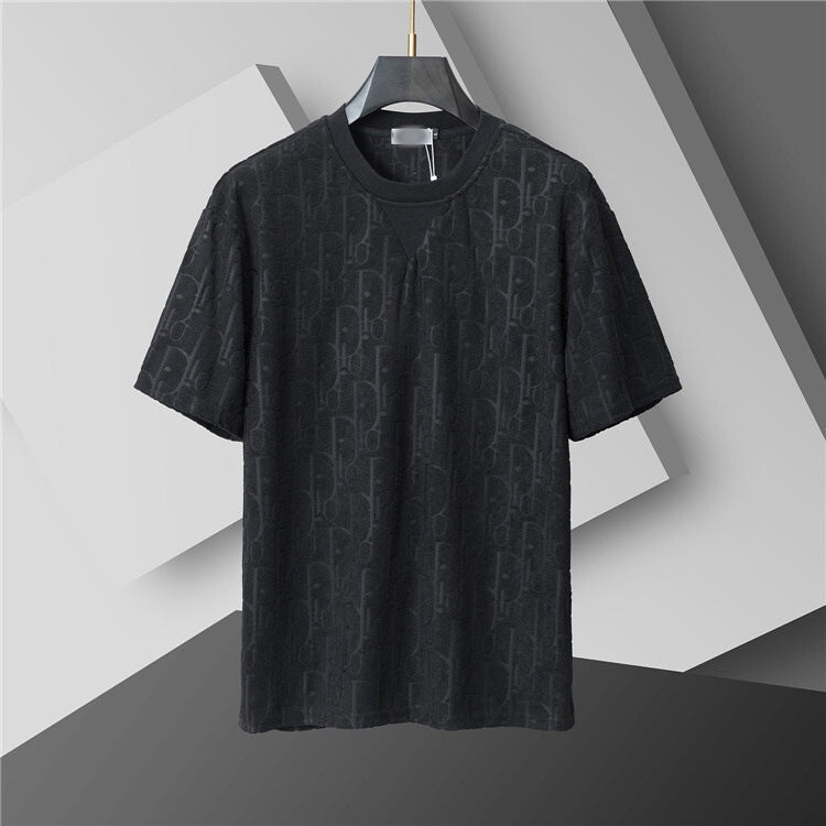 Versión correcta de 2026 de la nueva camiseta ligera de lujo de verano, camiseta de manga corta de cuello redondo y versátil para hombres y mujeres, países extranjeros de Europa y Estados Unidos