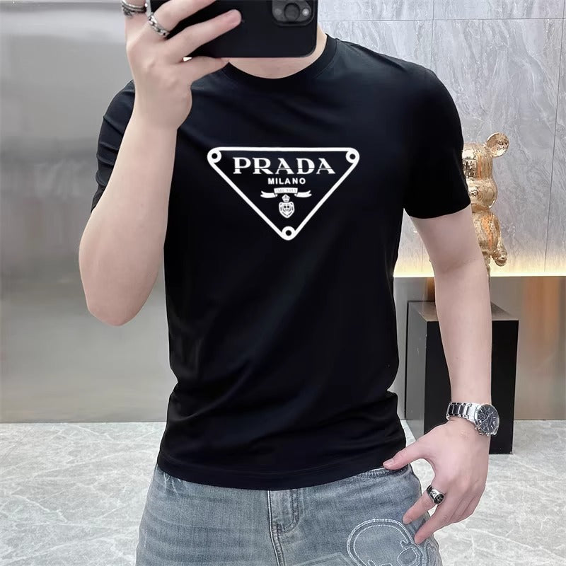 Camiseta de manga corta para parejas de pareja de maniga corta de verano 2025, superventas europeas y americanas de estilo coreano suelto y suelto de talla grande, streetwear versátil