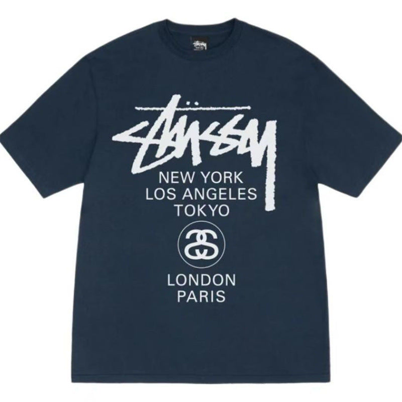 Camiseta STUSS City Edición Limitada Unisex | Algodón Puro Manga Corta