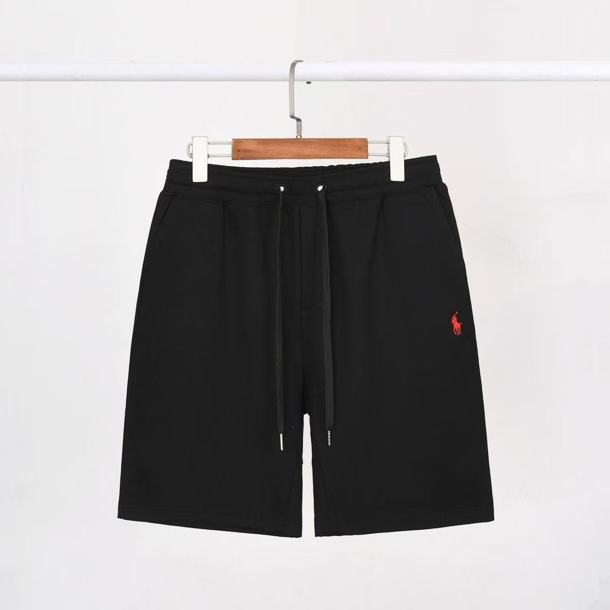 Shorts de algodón ásperos de comercio internacional transfronterizo, unisex, ropa exterior de verano, deportiva casual holgada y versátil estilo con el logo de ponis