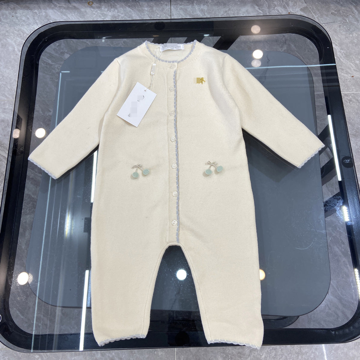 Combinaison en maille pour bébé unisexe CD | Automne et hiver