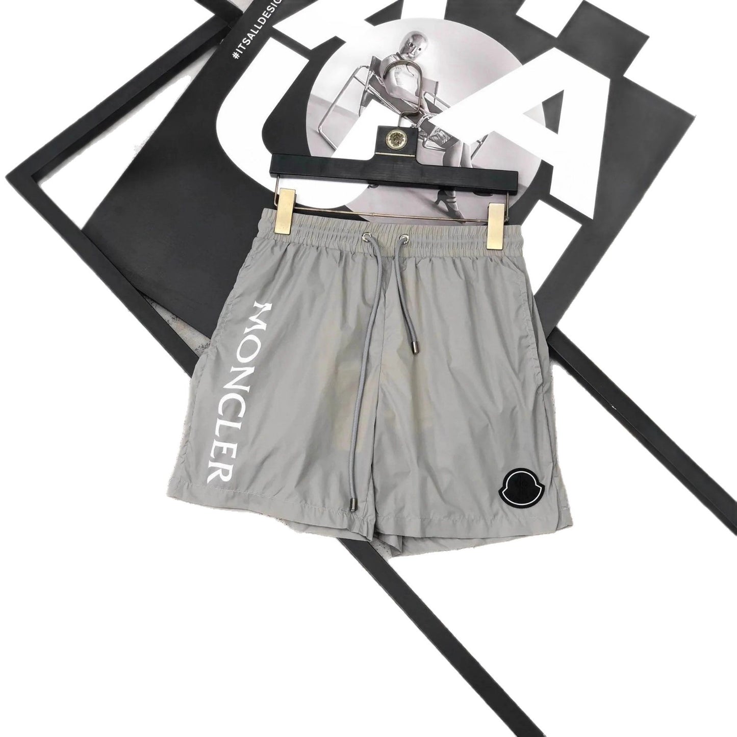Nuevos pantalones cortos deportivos de baloncesto para verano 2025, pantalones casuales de cinco puntos para hombres, pantalones de playa fitness