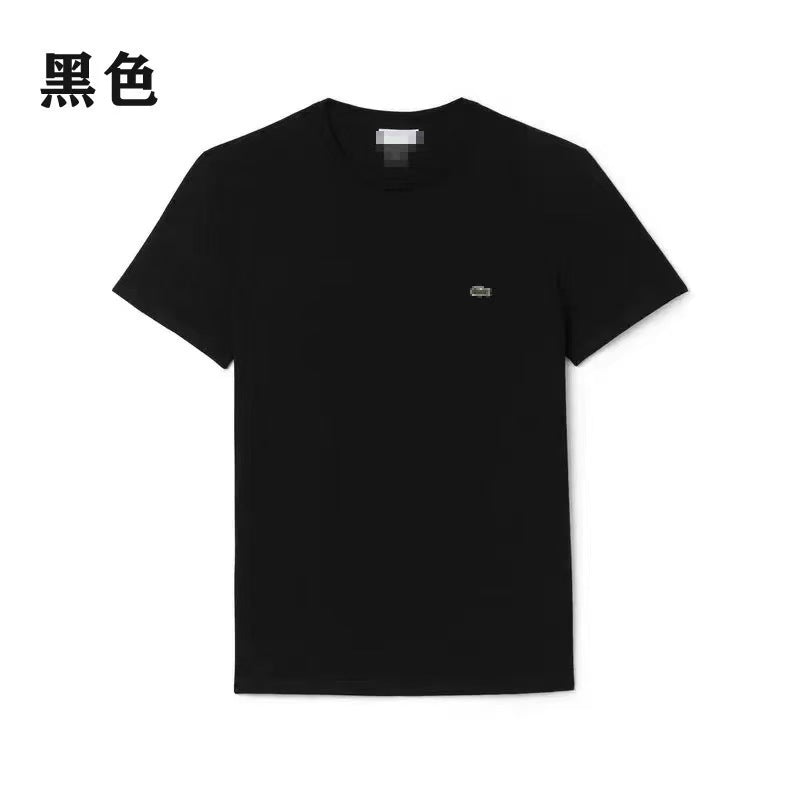 Camiseta Logo Pez Bordado Manga Corta Cuello Redondo