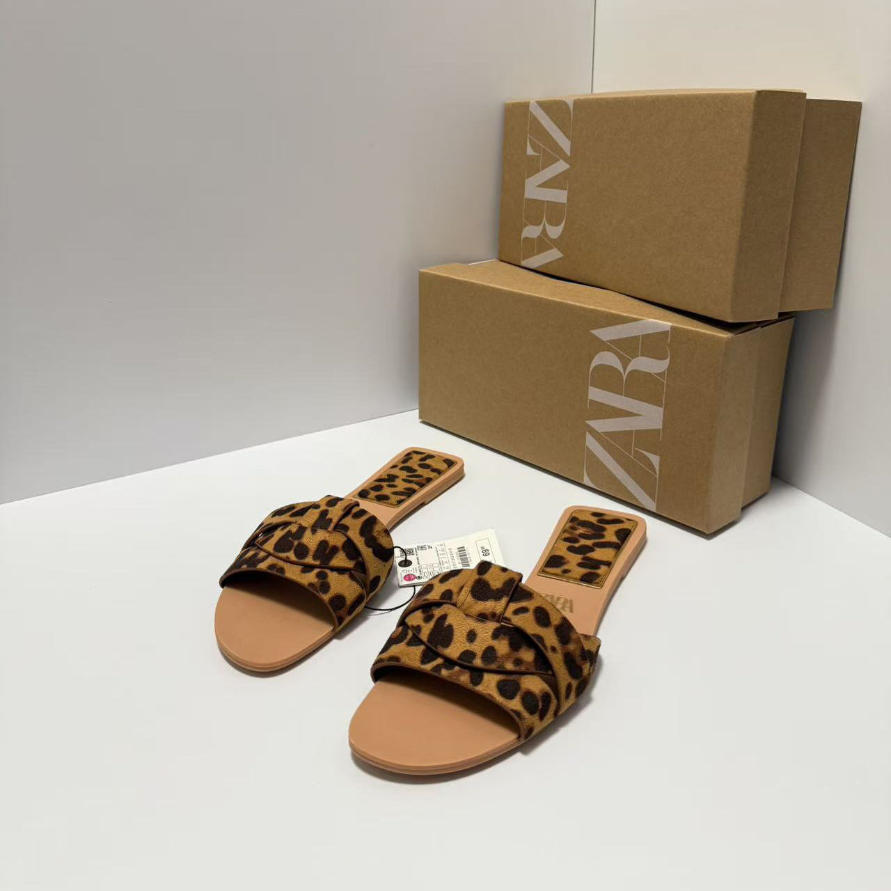 Sandalias de cuero de vaca planas de mujer ZA2025, sandalias de tirantes, zapatillas de playa abiertas con espalda descubierta, cómodas para ropa exterior perezosa
