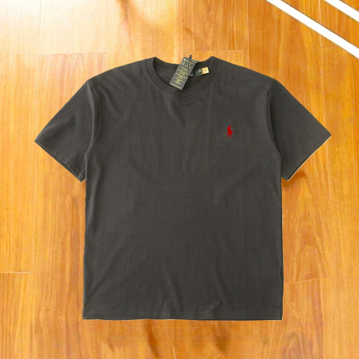 Camiseta Bordada de Algodón RL | Manga Corta