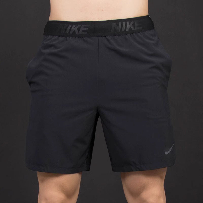 CU4946 Deportes Estudiantes Entrenamiento físico de baloncesto tejido masculino Deportes transpirables Running Quick Secado Casual Short Quarter