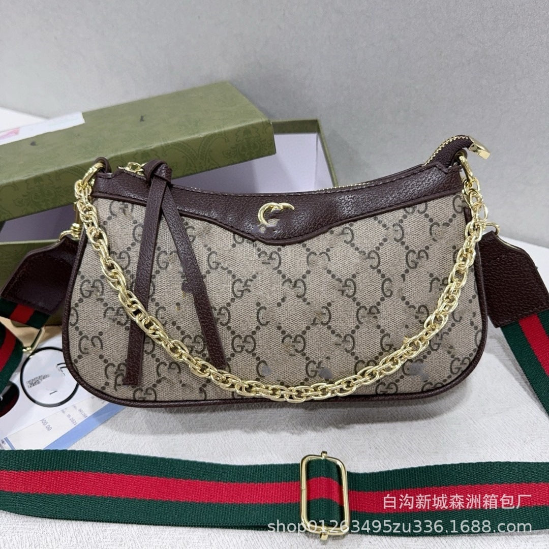 Bolso Mahjong Mujer | Bolso de Hombro con Cadena Vintage