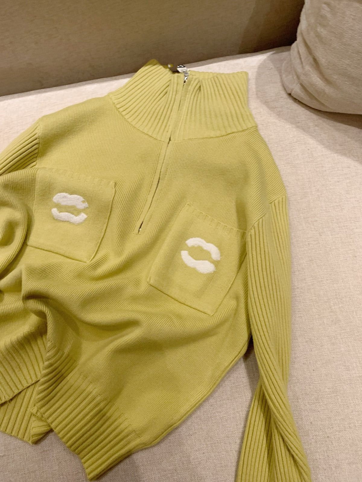 Jersey Mujer CHA | Doble C Bordada