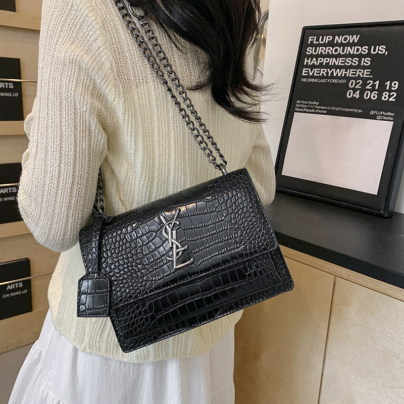 Bolsos transfronterizos para mujer 2026 nueva cadena vintage europea y americana de alta gama, bolso familiar Yang de moda bandolera de un solo hombro
