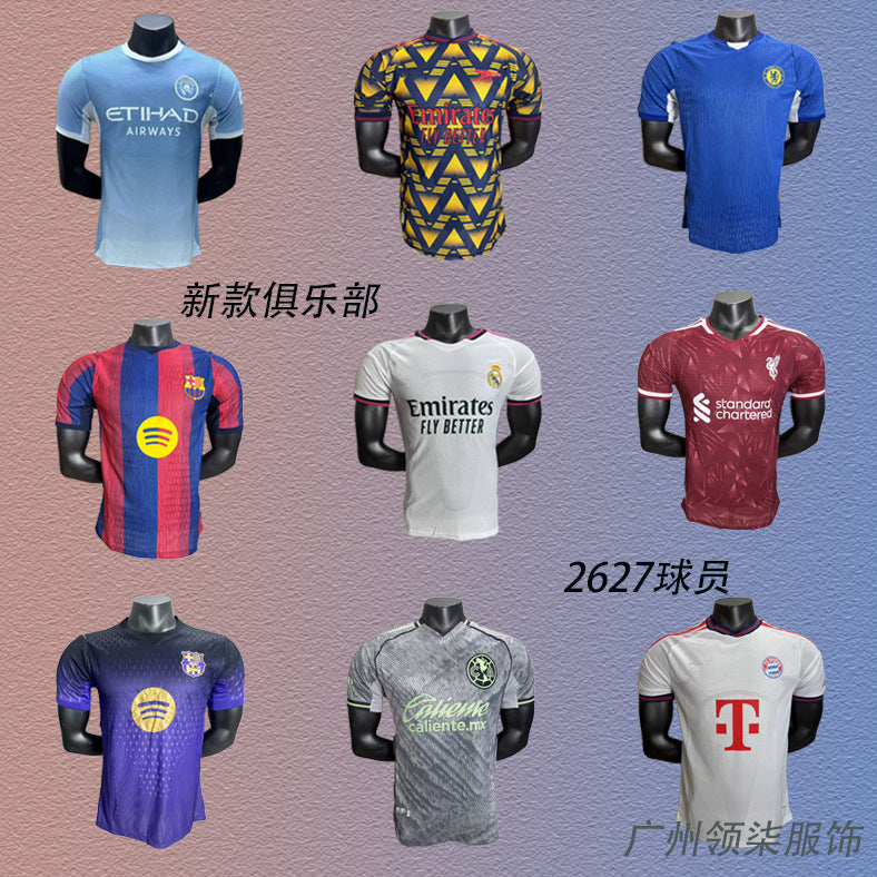 2627 playerEdition camisetas Chelsea, Arsenal, America, Tottenham, Hotspur, Argentina, México, equipaciones de fútbol ajustadas al por mayor