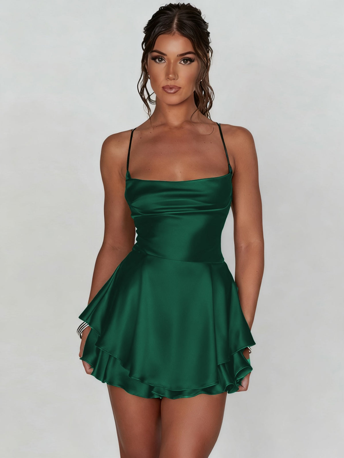 Vestido sin Mangas Mujer Plisado Adelgazante | Moda Verano 2026
